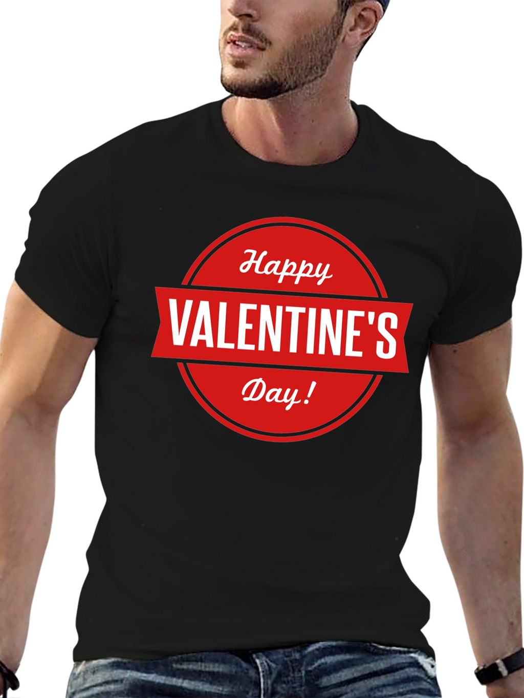 Happy Valentines Day Graphic T-Shirt