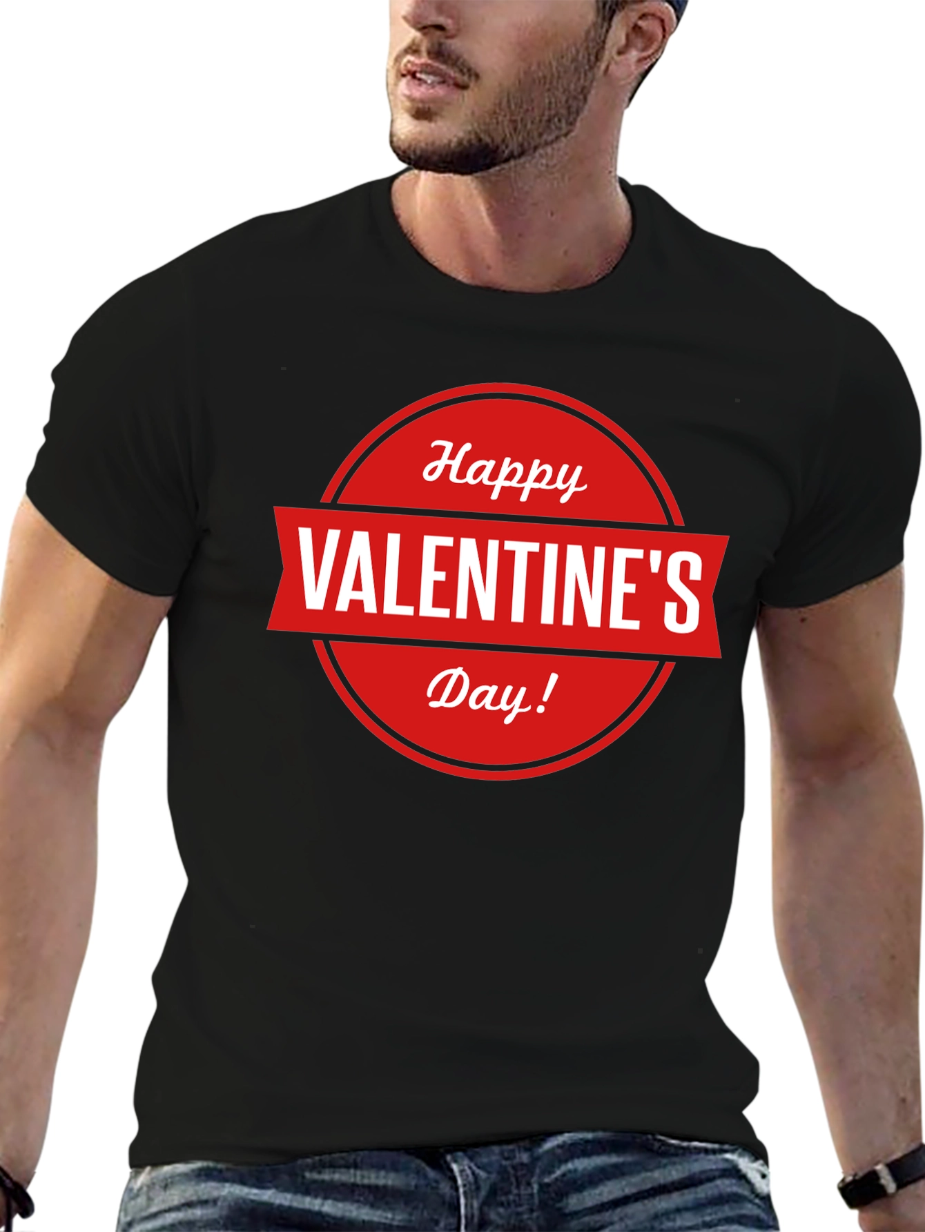 Happy Valentines Day Graphic T-Shirt
