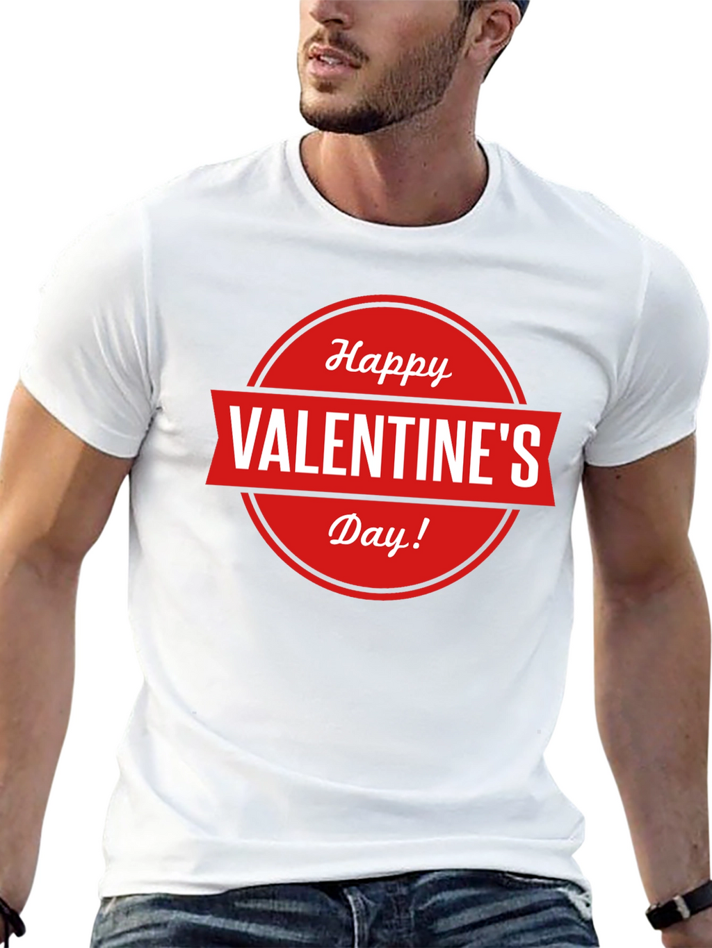 Happy Valentines Day Graphic T-Shirt