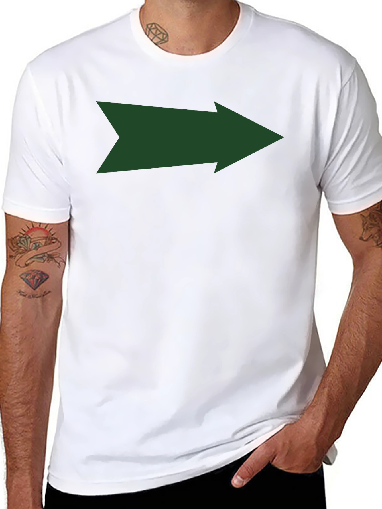 Arrow Graphic T-Shirt - Casual Style
