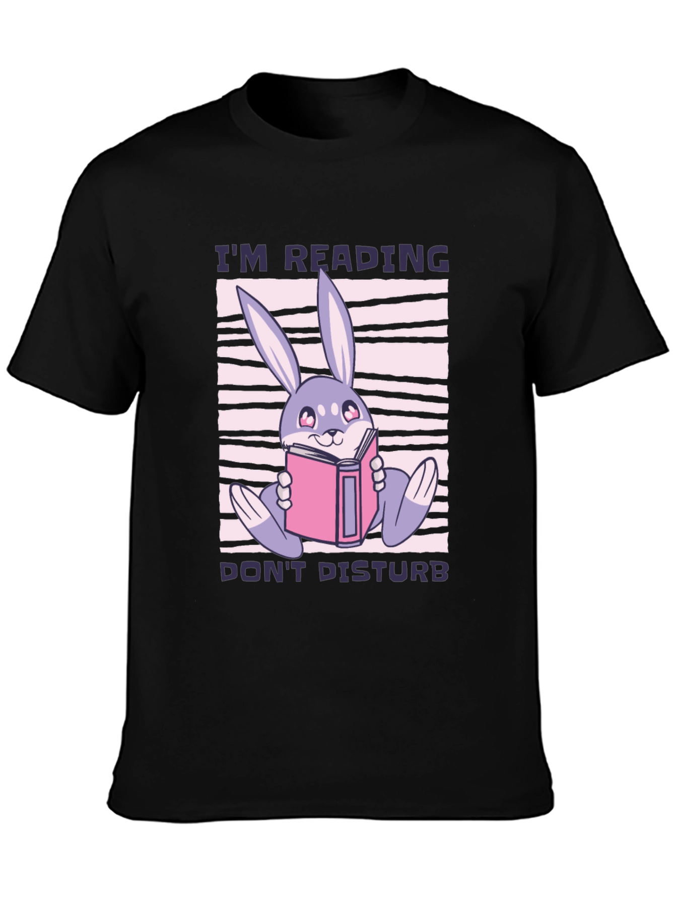 Reading Rabbit T-Shirt - Cute Book Lover Tee
