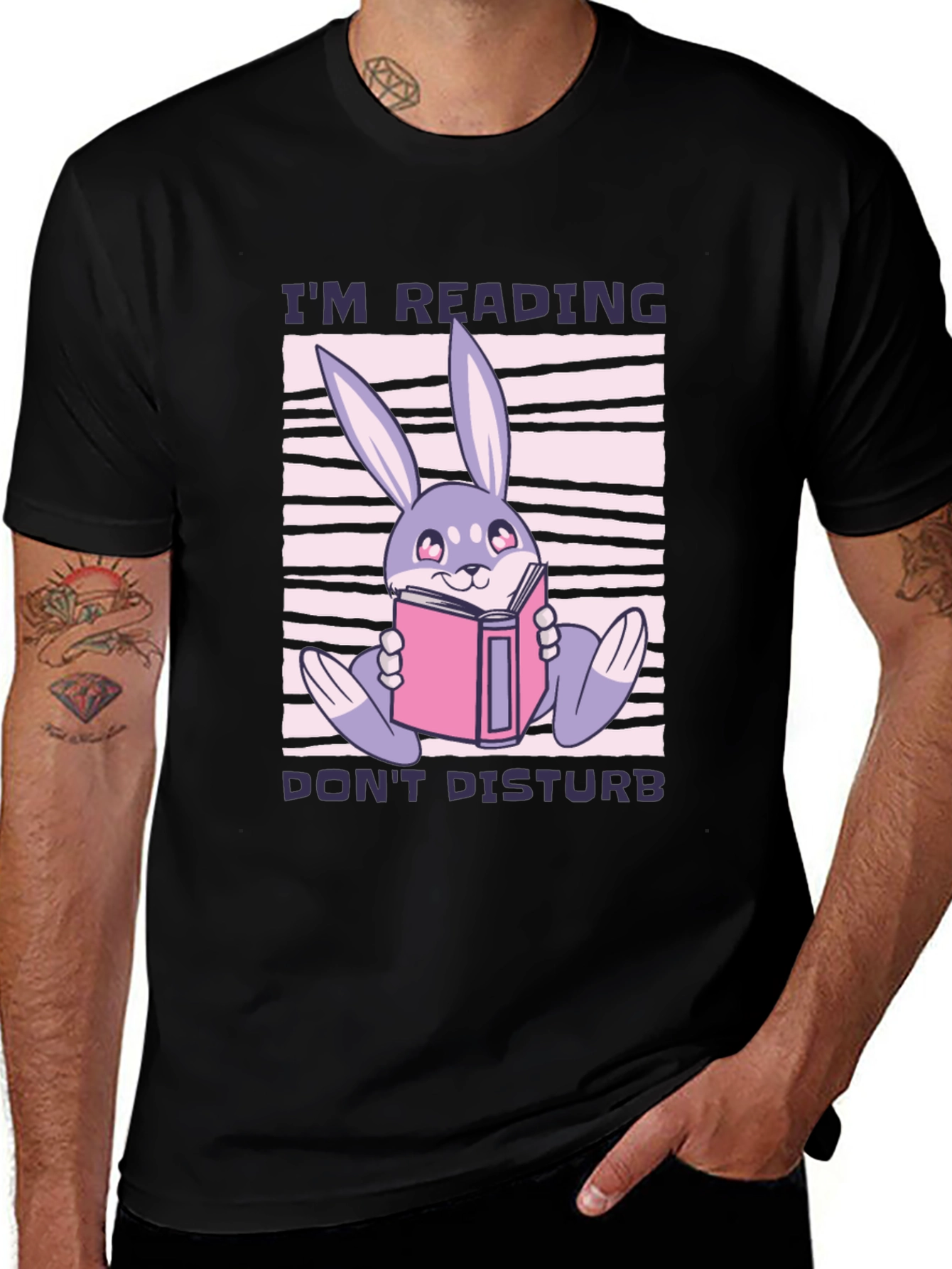 Reading Rabbit T-Shirt - Cute Book Lover Tee