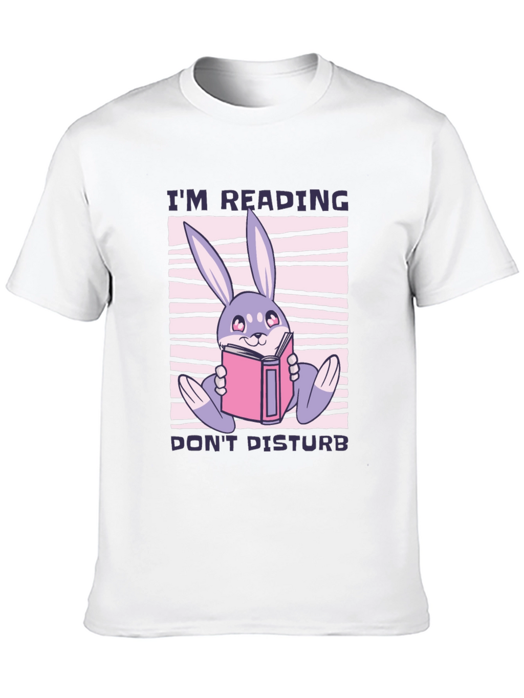 Reading Rabbit T-Shirt - Cute Book Lover Tee