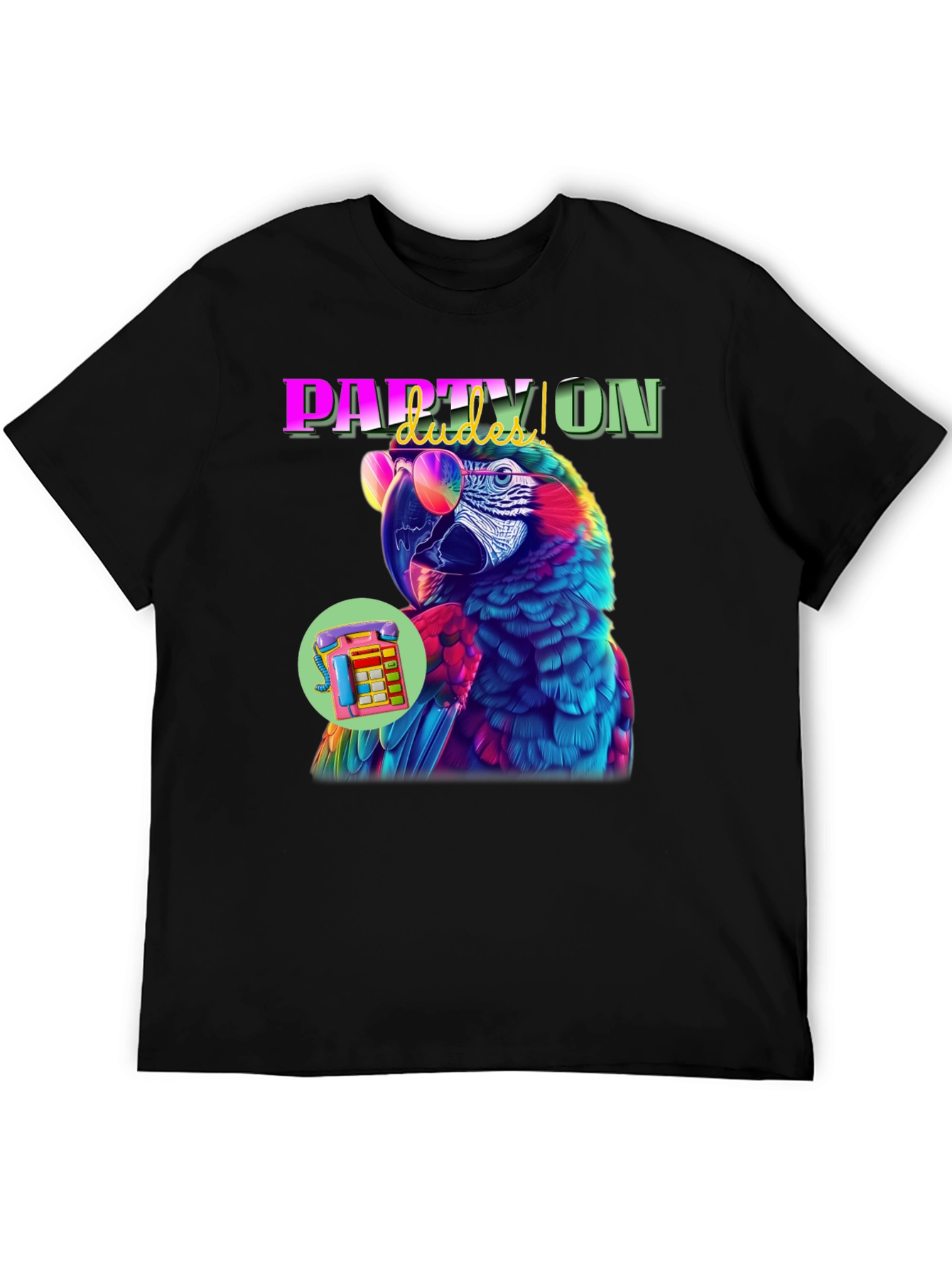 Party Parrot Graphic Tee