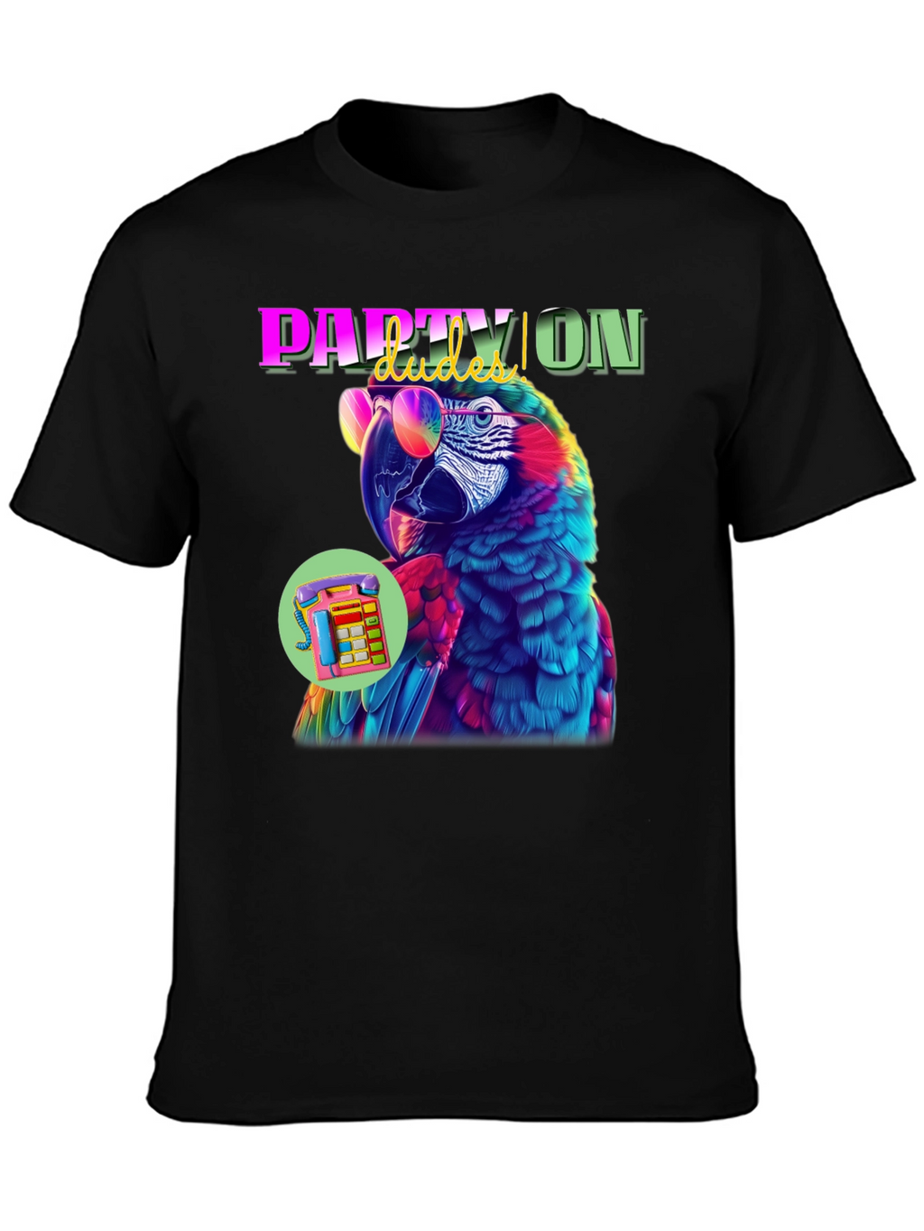 Party Parrot Graphic Tee