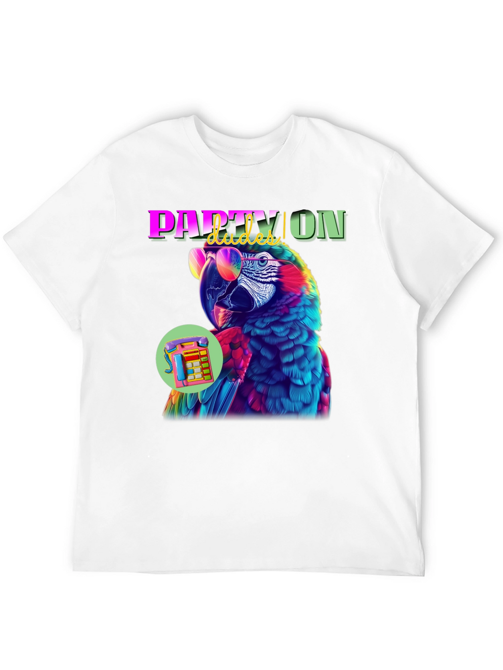 Party Parrot Graphic Tee