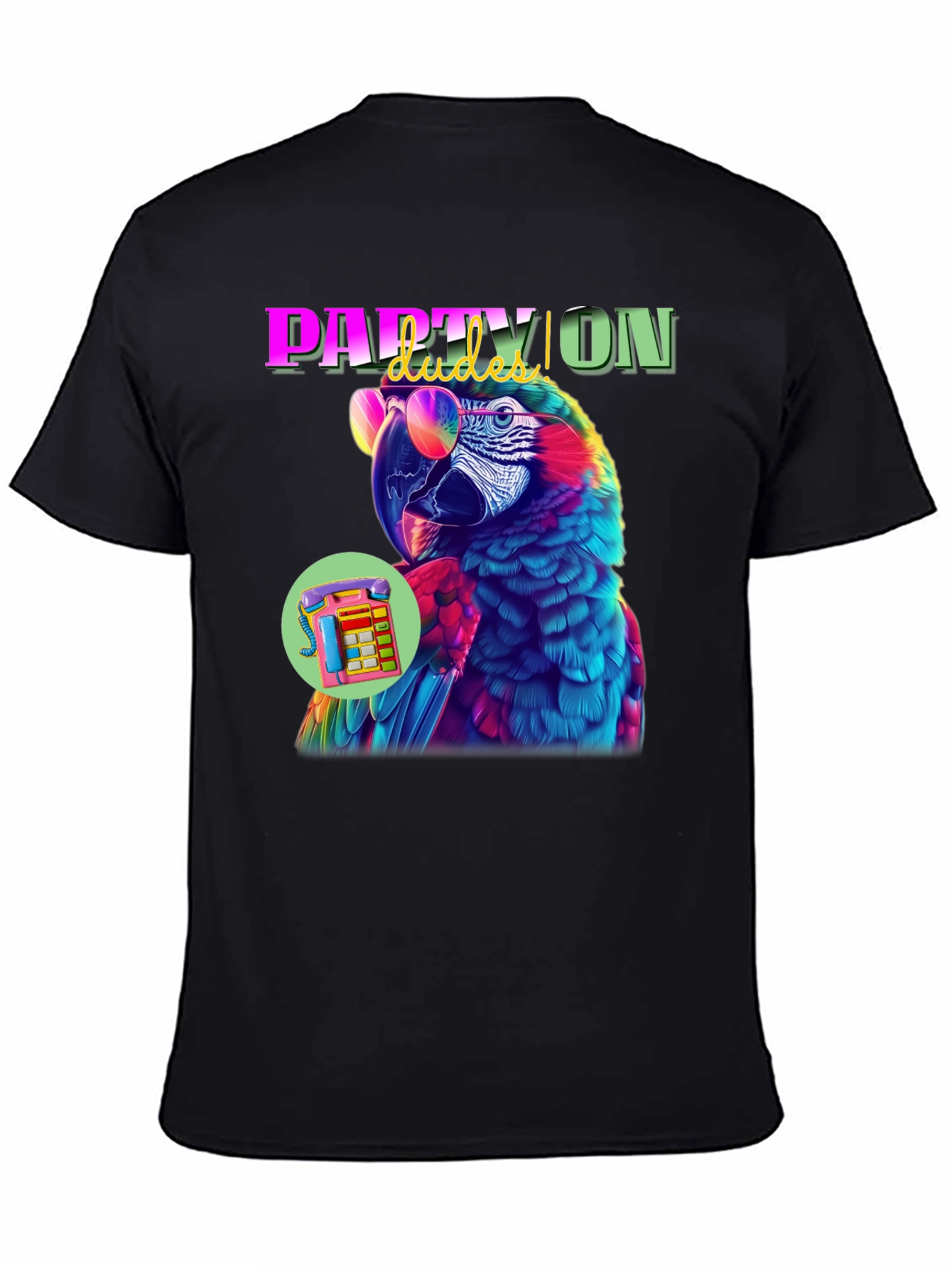 Party Parrot Graphic Tee