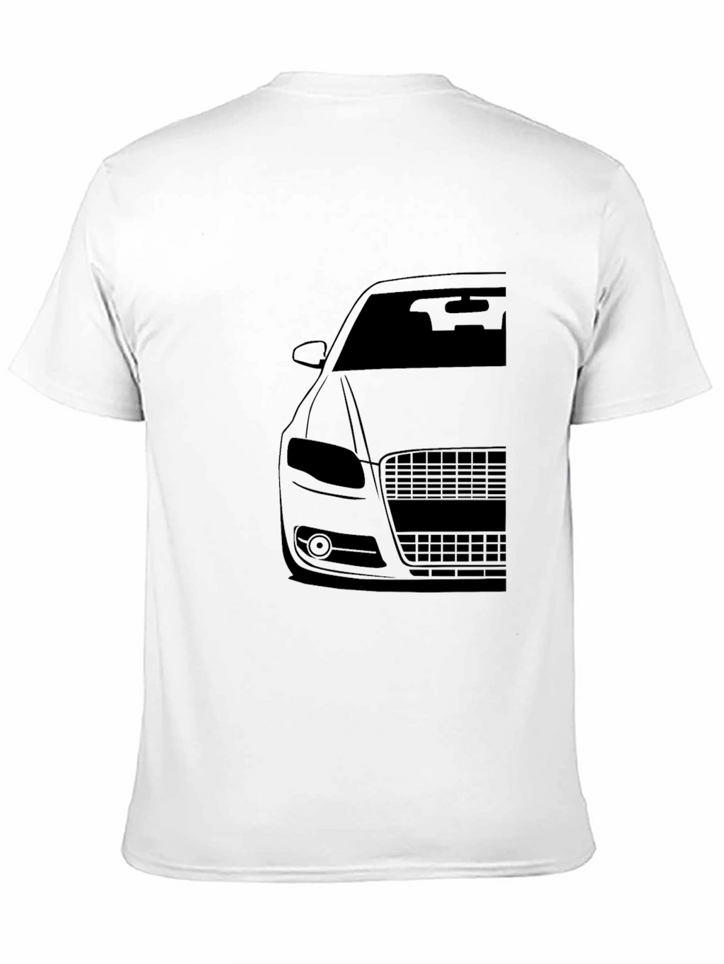 Mens Black Car Graphic T-Shirt