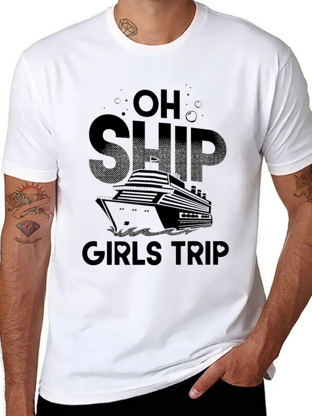 Oh Ship Girls Trip Cruise T-Shirt