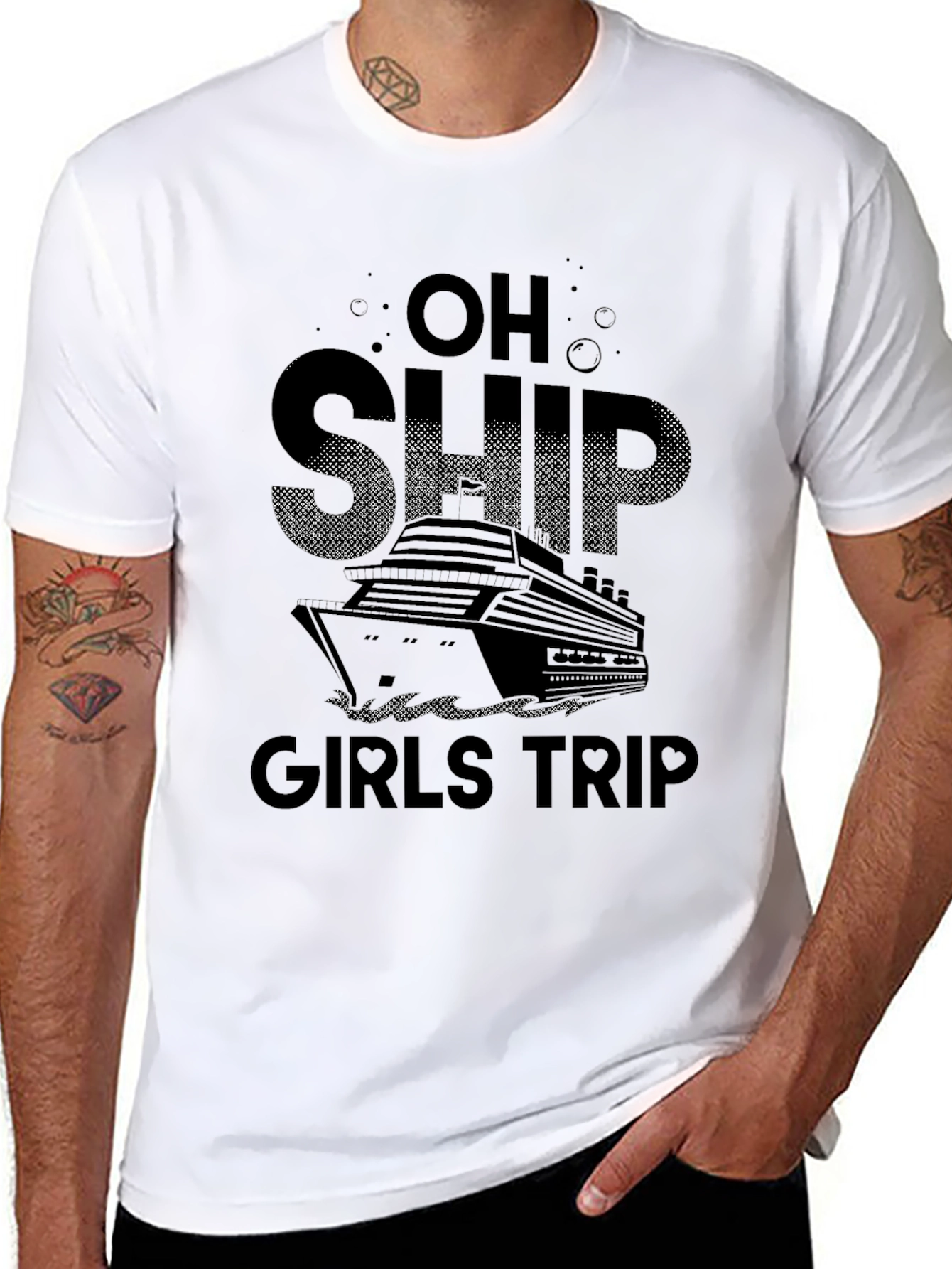 Oh Ship Girls Trip Cruise T-Shirt