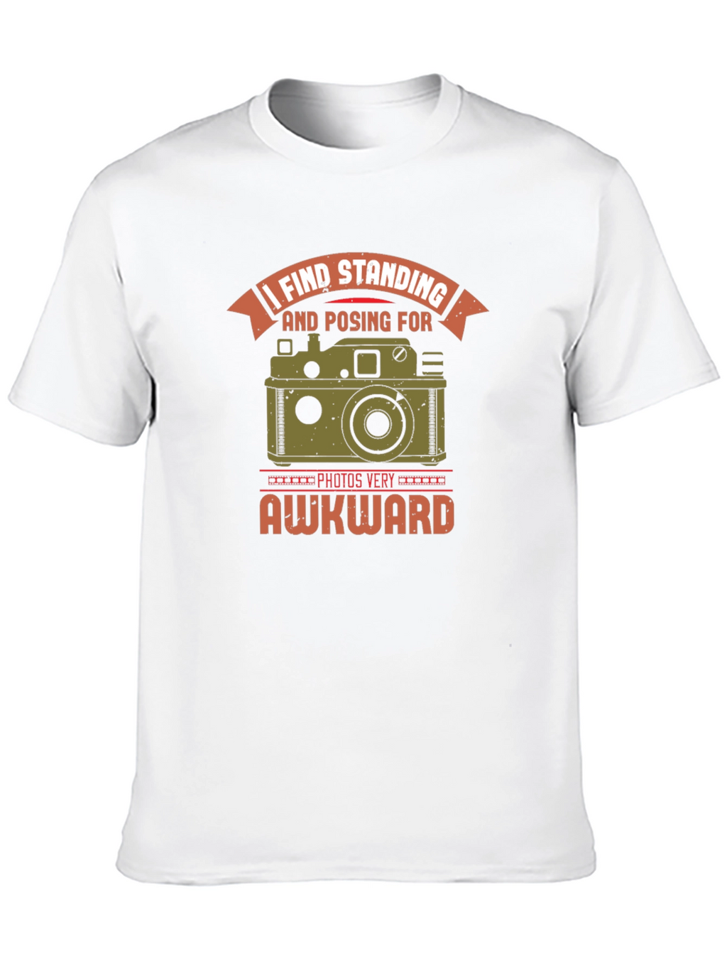 Awkward Photographer Graphic Tee - Black Cotton