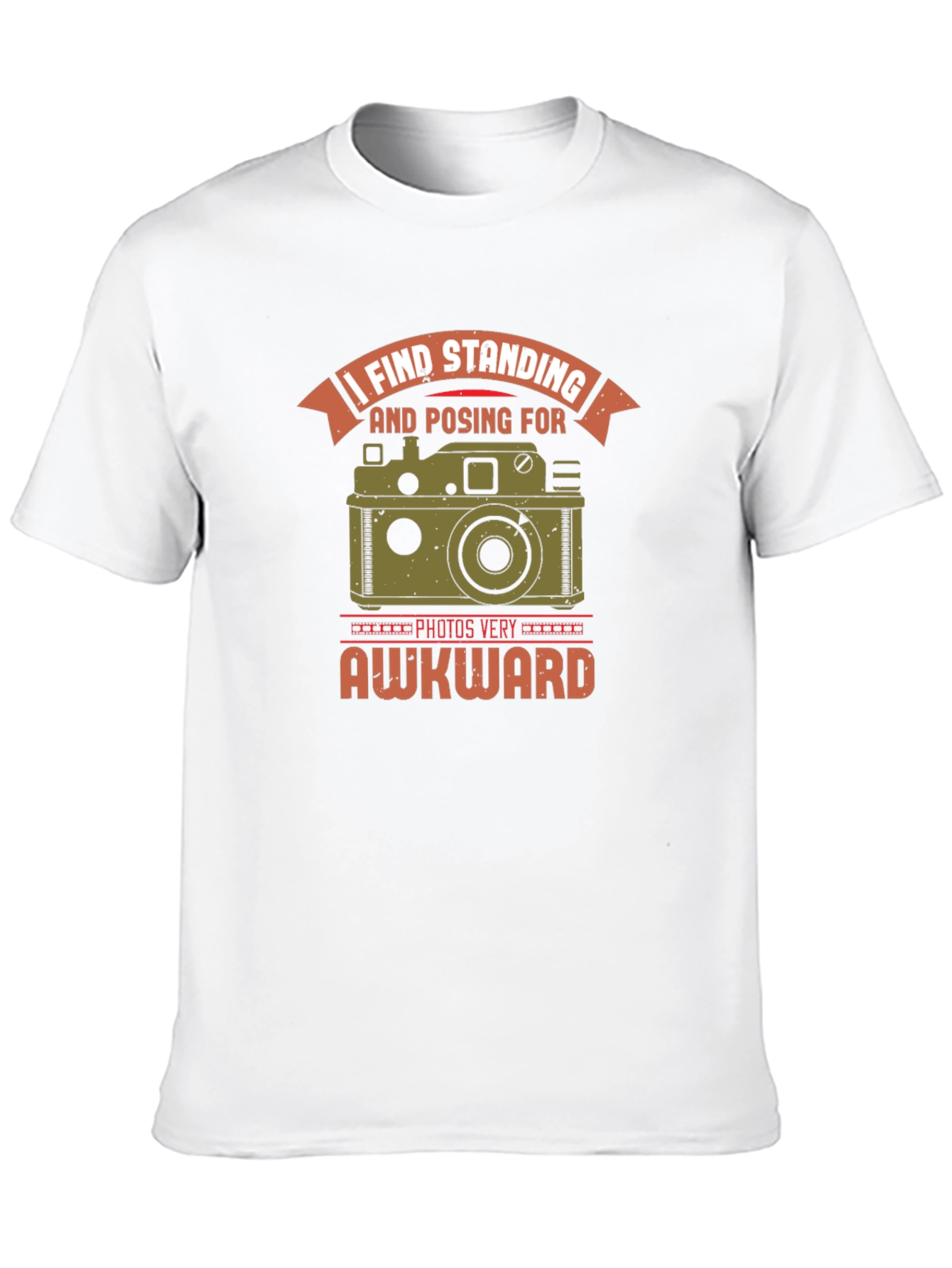 Awkward Photographer Graphic Tee - Black Cotton