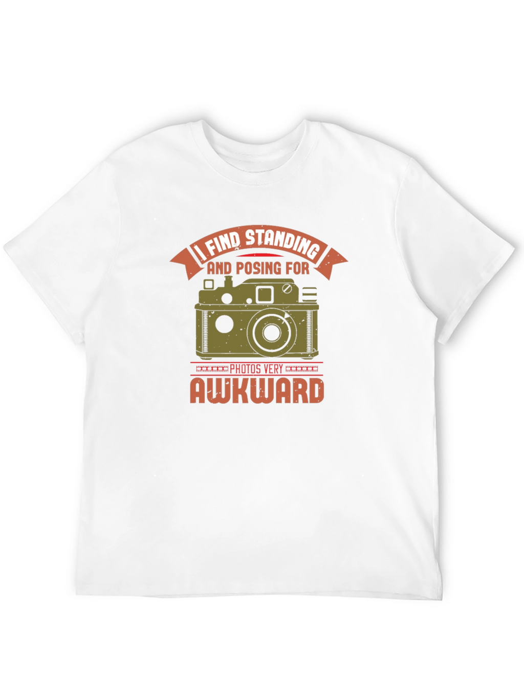 Awkward Photographer Graphic Tee - Black Cotton