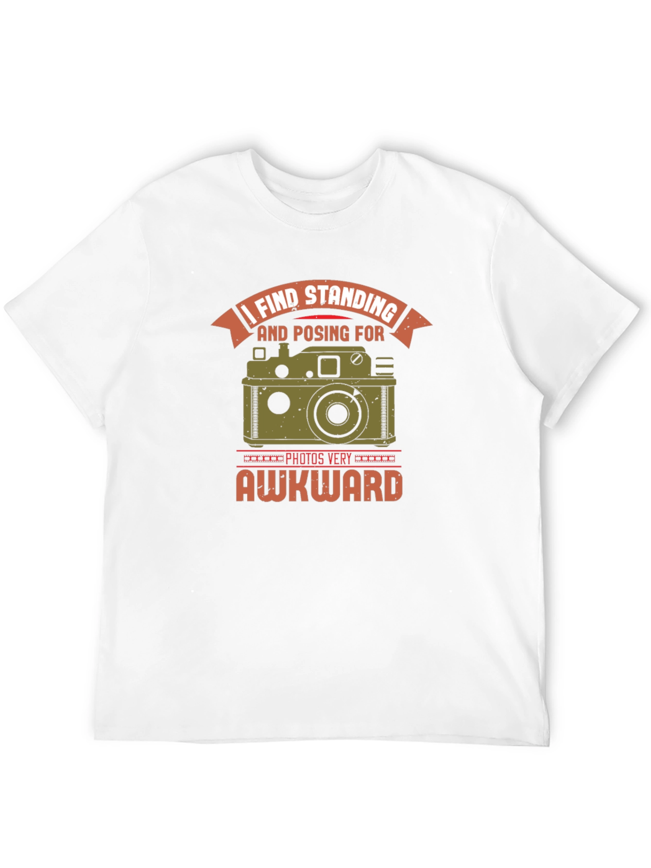 Awkward Photographer Graphic Tee - Black Cotton