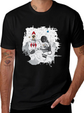 Bitcoin Rocket & Astronaut Black T-Shirt