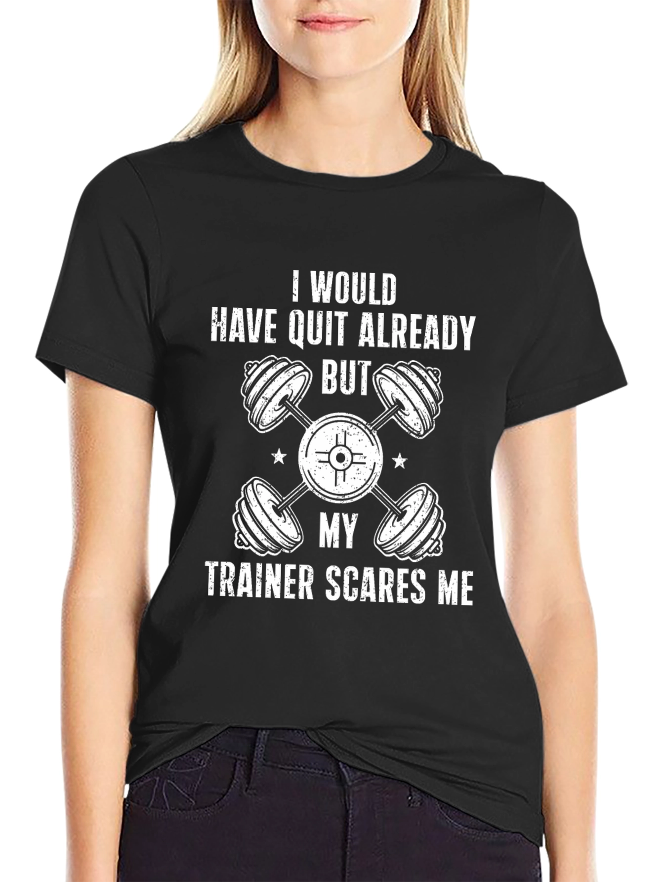 Funny Workout Trainer Motivation Graphic T-Shirt