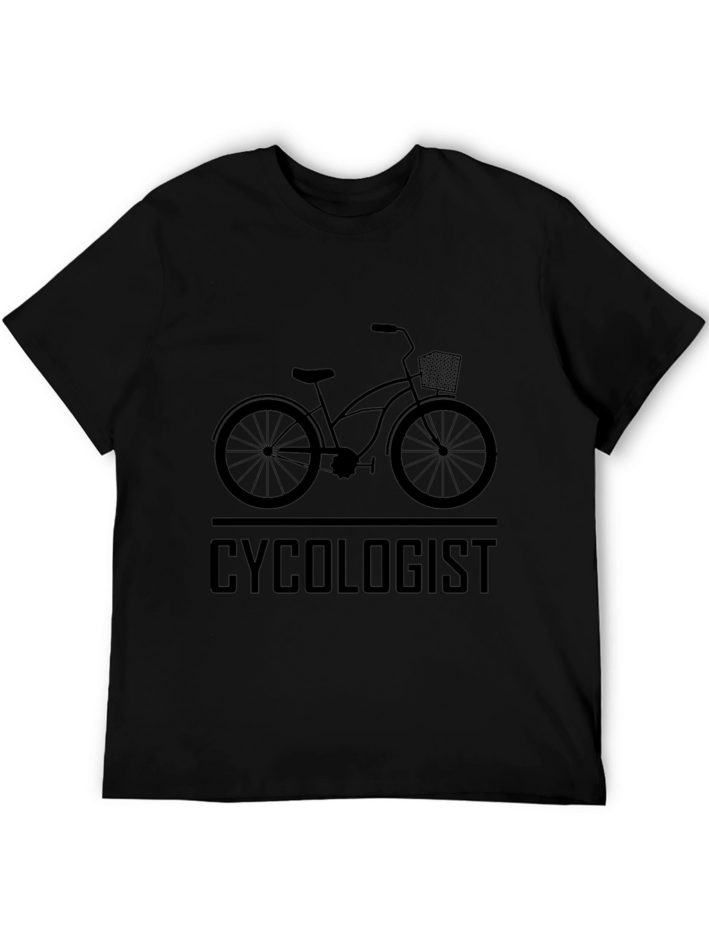 Cyclologist Bicycle T-Shirt - Black