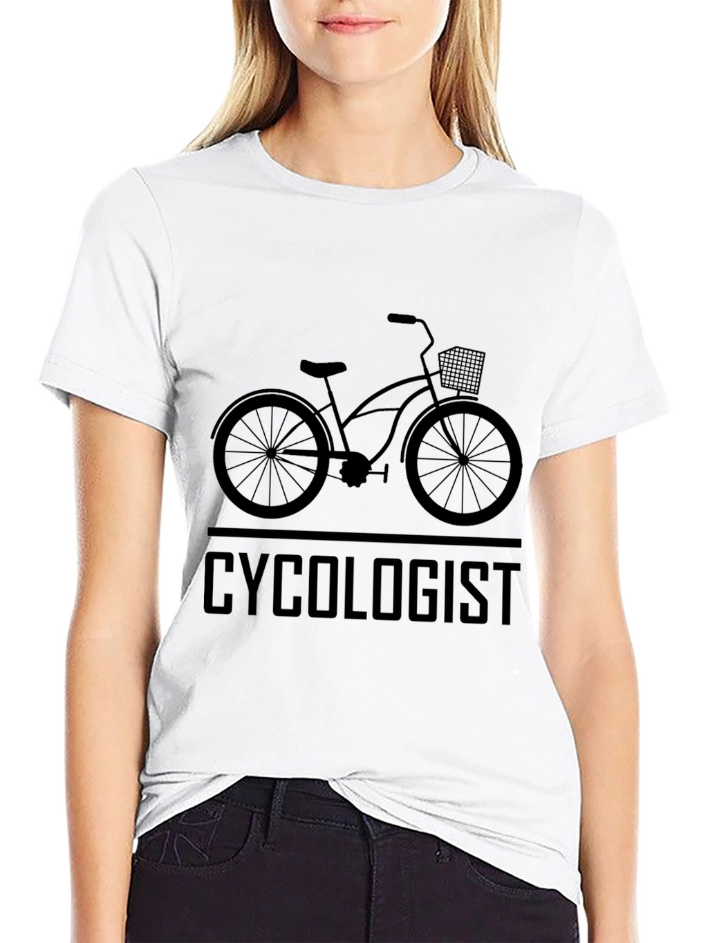 Cyclologist Bicycle T-Shirt - Black