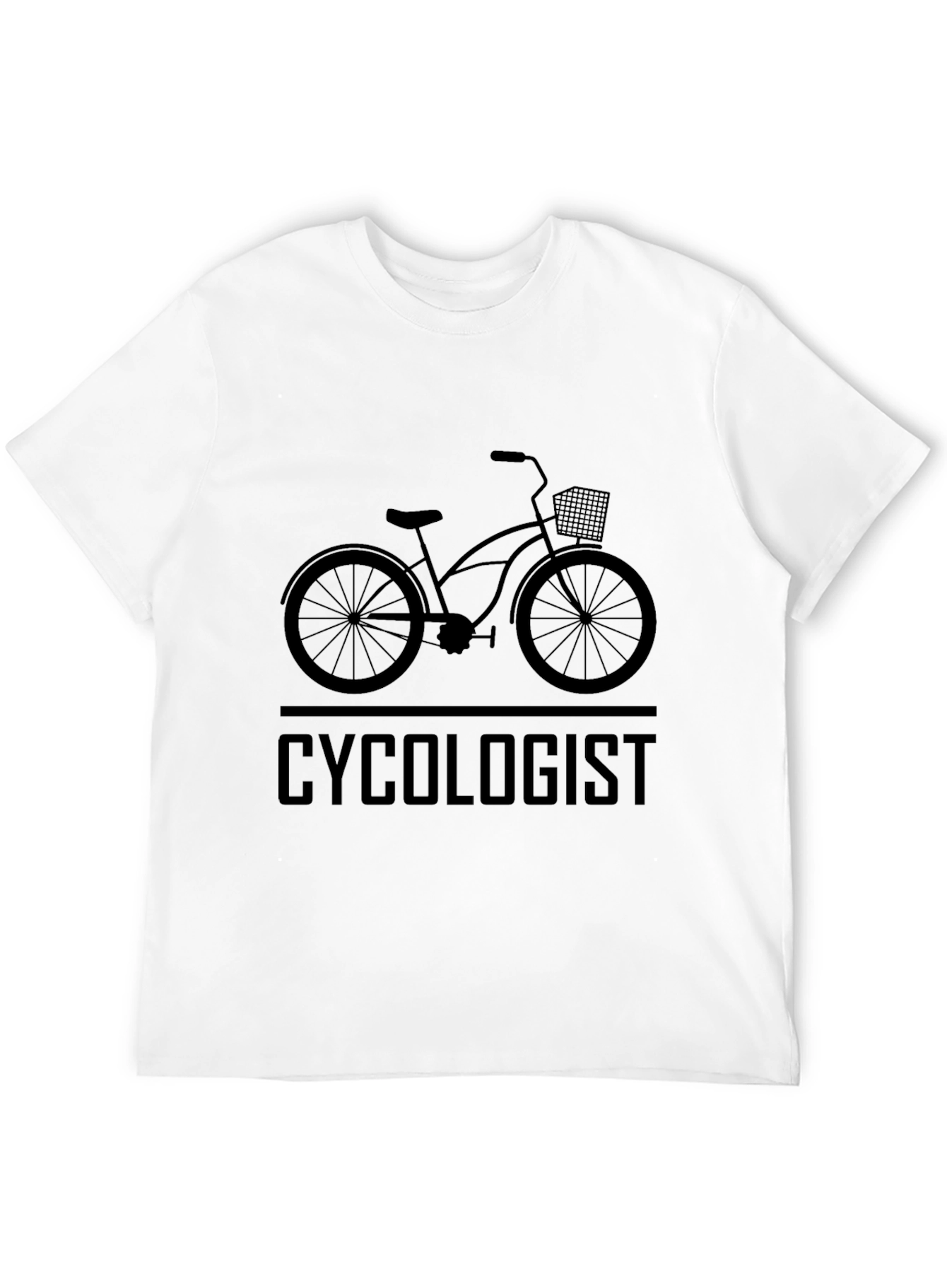 Cyclologist Bicycle T-Shirt - Black