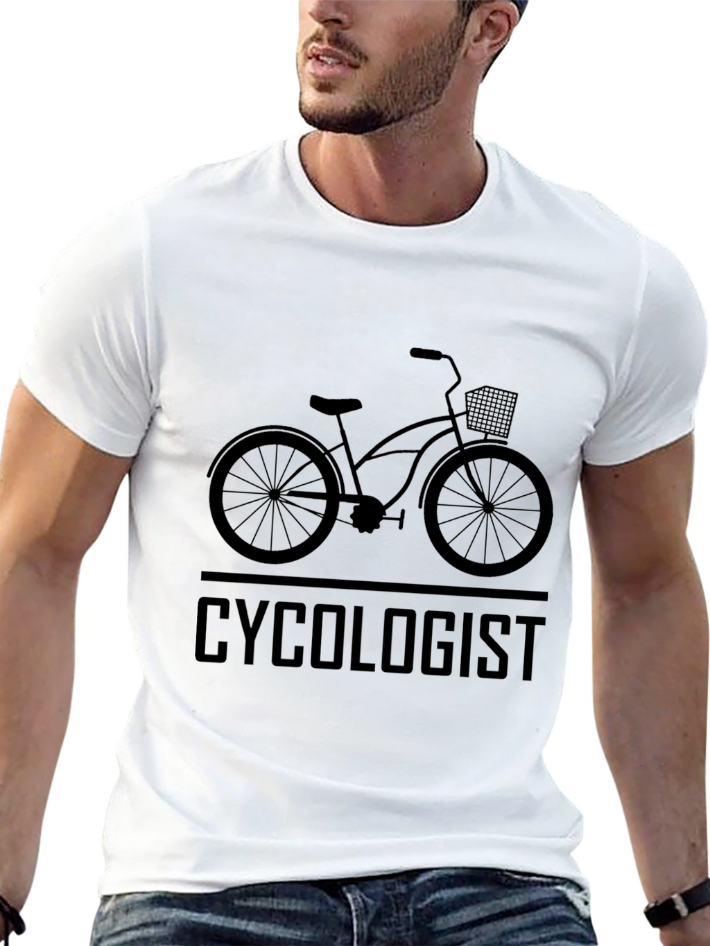 Cyclologist Bicycle T-Shirt - Black