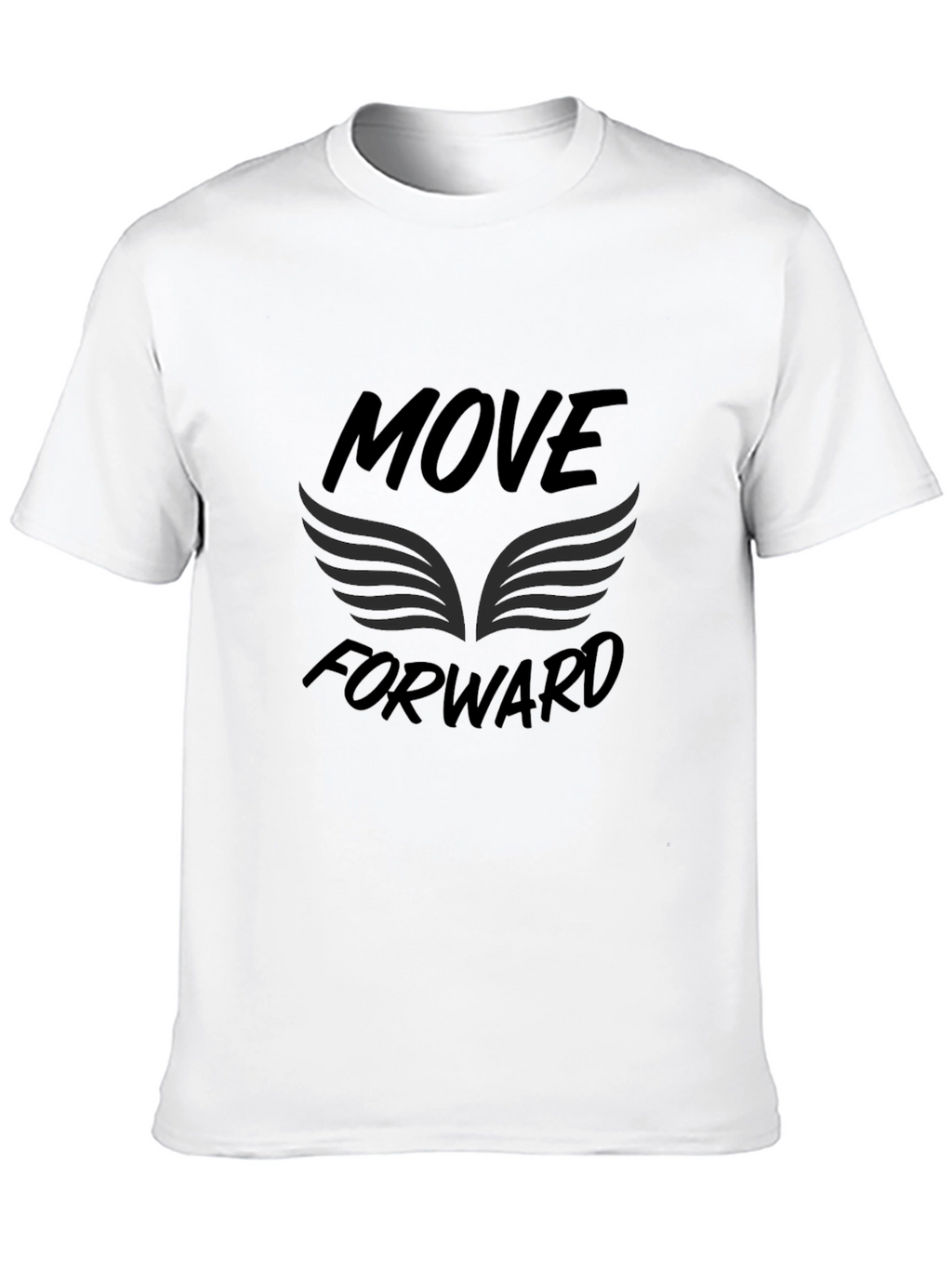 Move Forward Graphic Tee - Black
