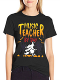 Music Teacher By Day Halloween T-Shirt