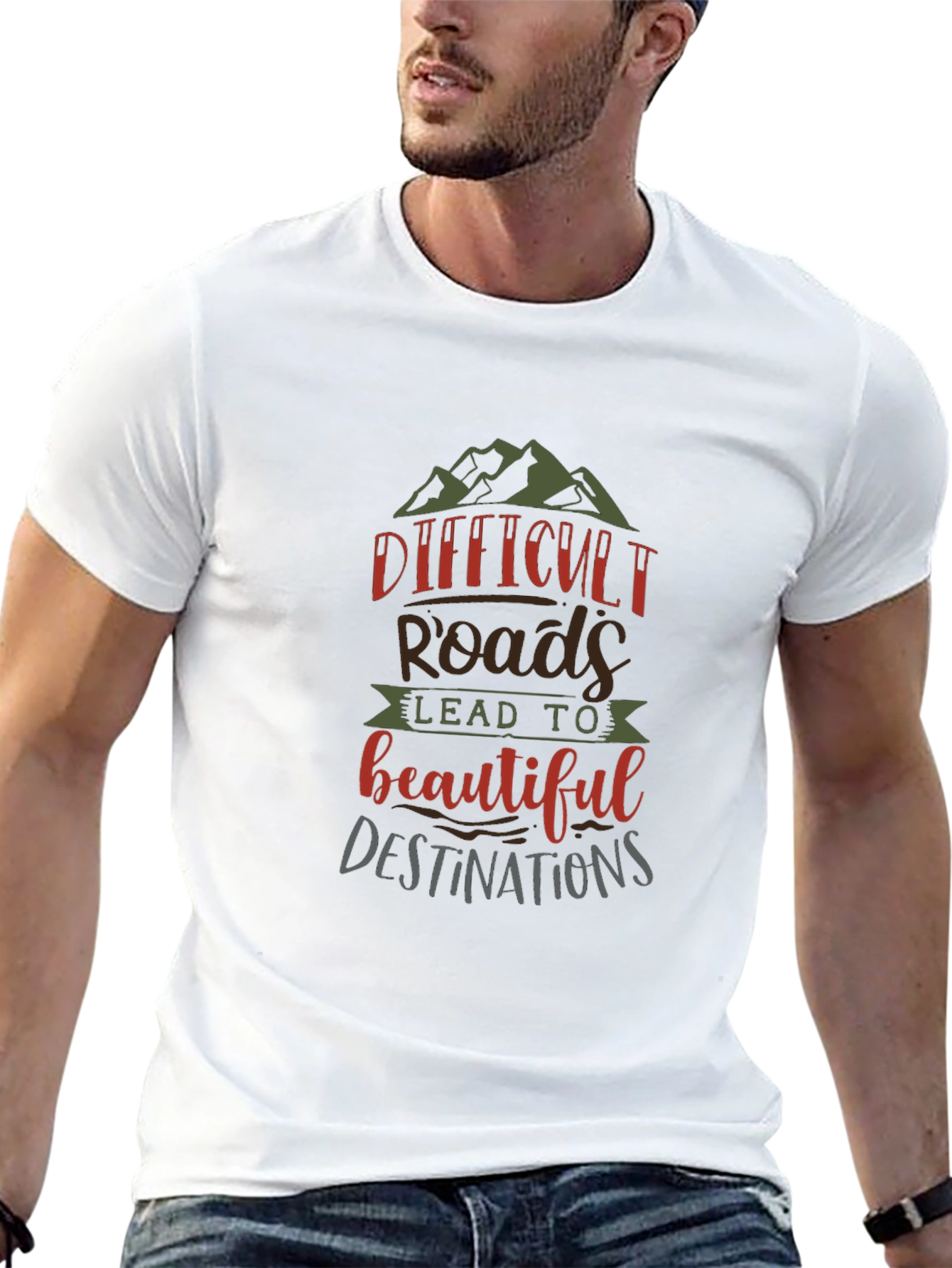 Difficult Roads Graphic T-Shirt