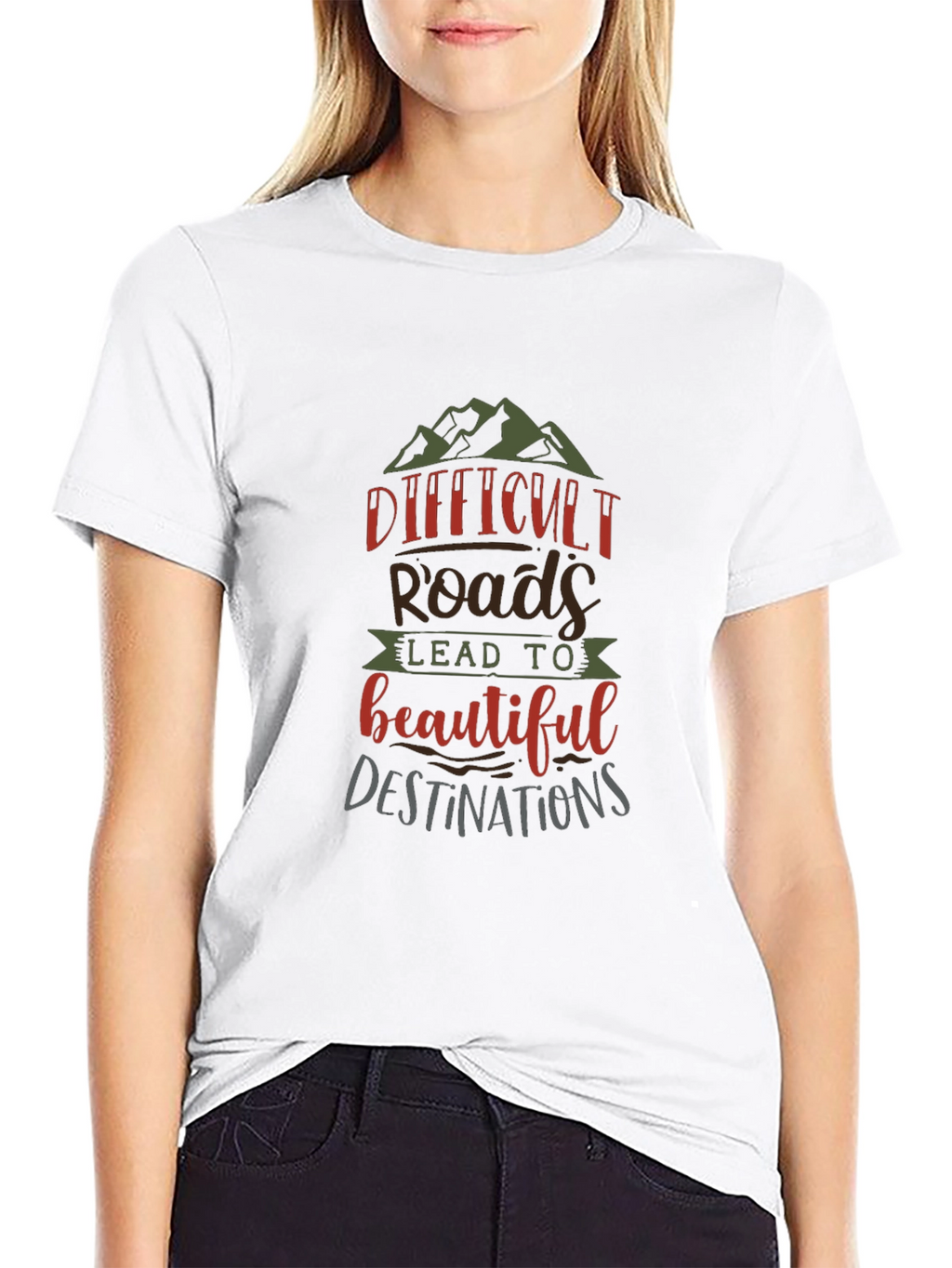 Difficult Roads Graphic T-Shirt
