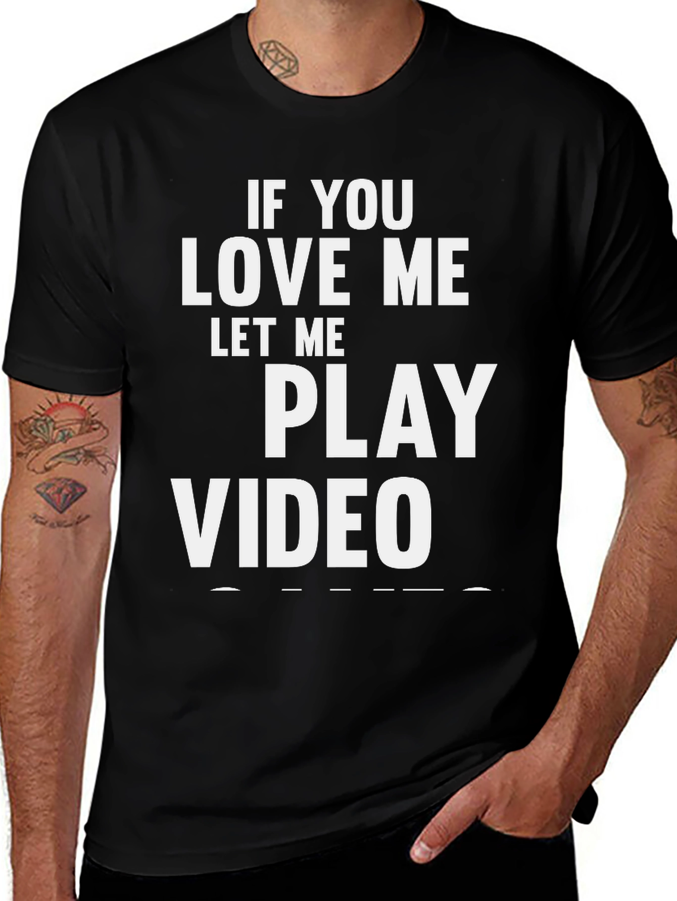 Gamer Tee: If You Love Me Let Me Play Video Games
