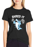 Shred It Shark Gym T-Shirt