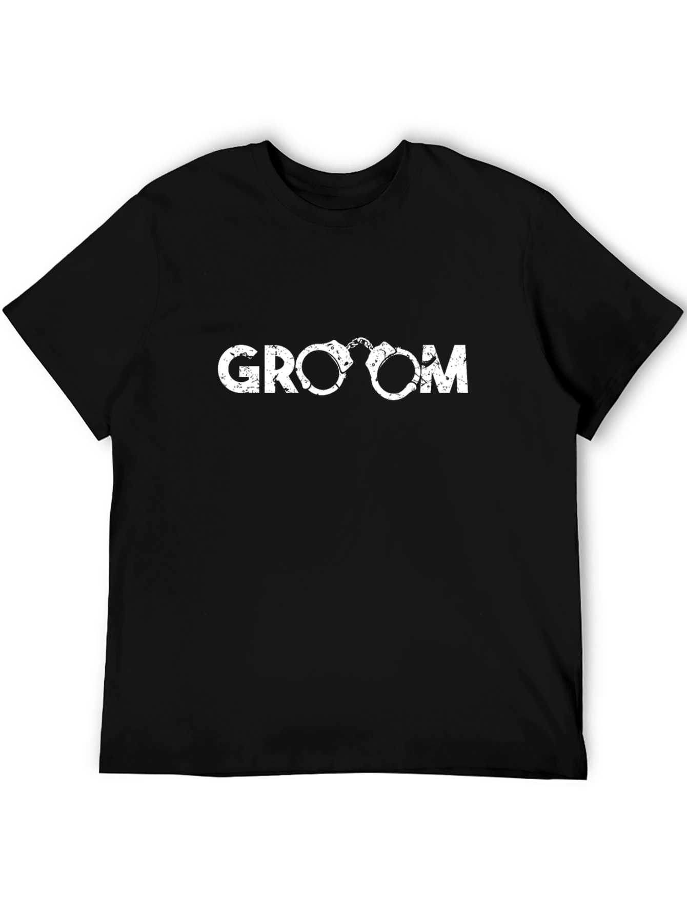 Groom Handcuffs Graphic T-Shirt