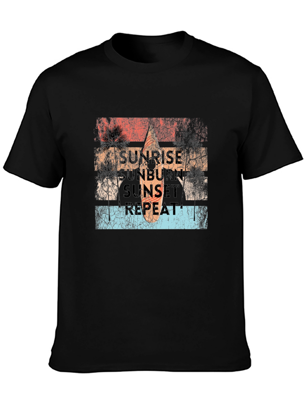 Sunrise Sunburn Sunset Repeat Tee