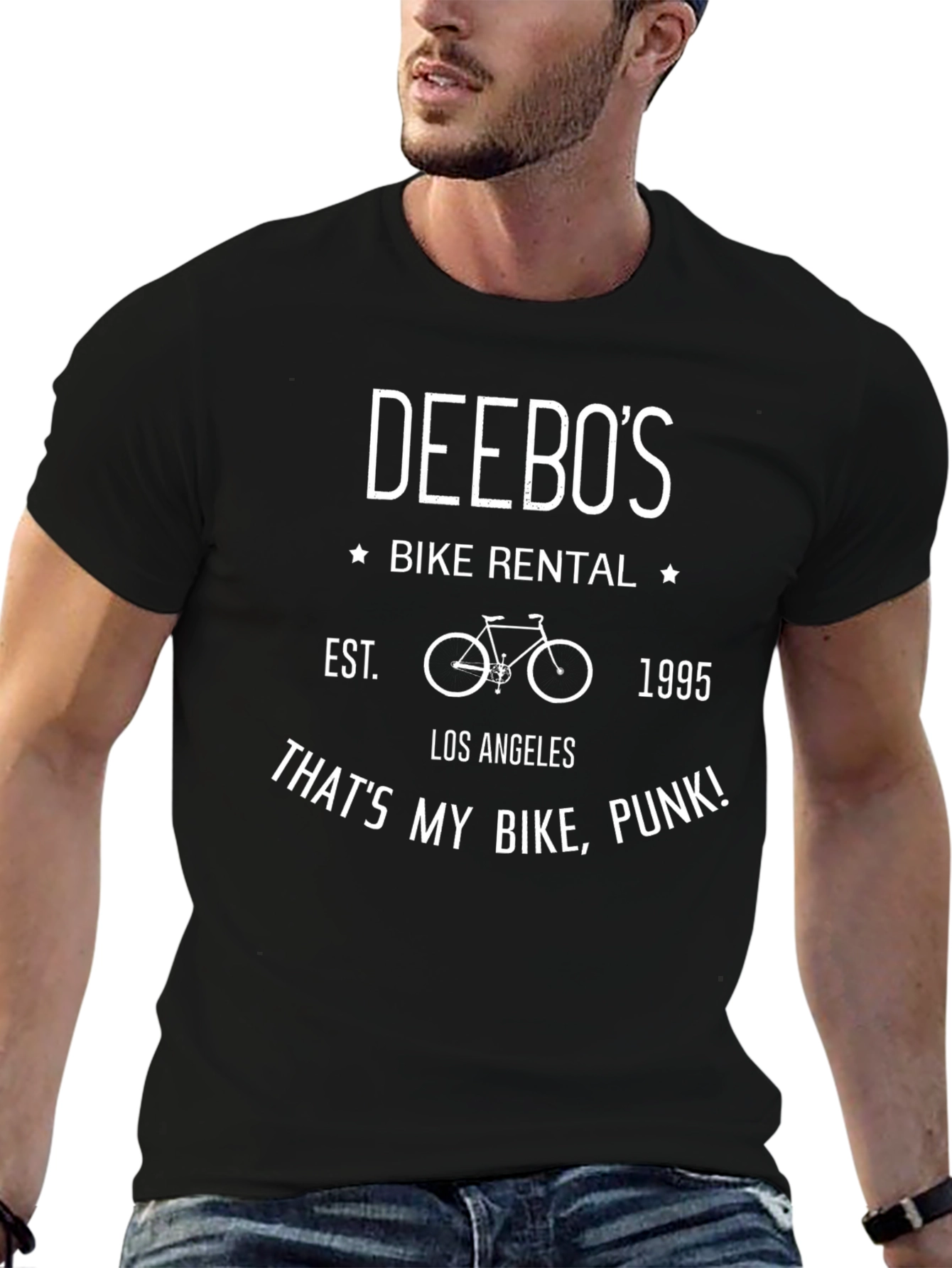 Deebos Bike Rental T-Shirt - Thats My Bike Punk!