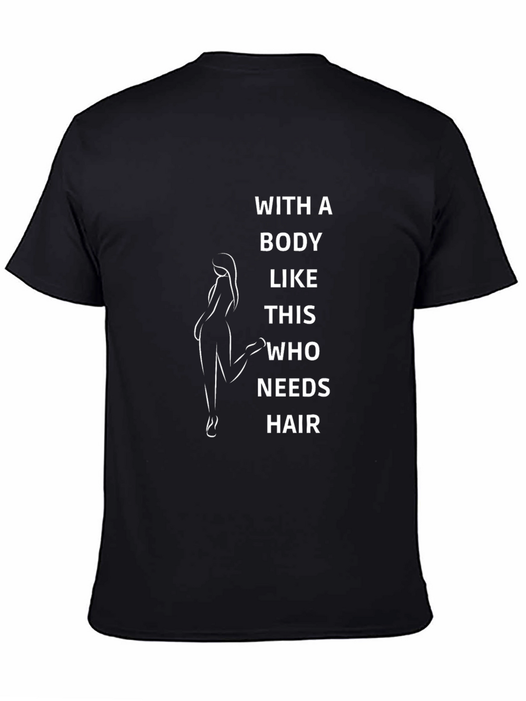 Funny Body Positive Bald Woman T-Shirt