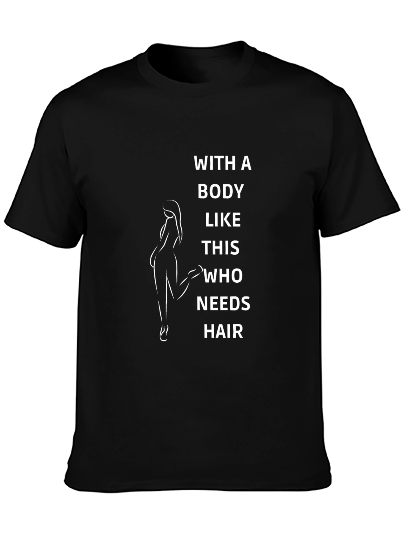 Funny Body Positive Bald Woman T-Shirt