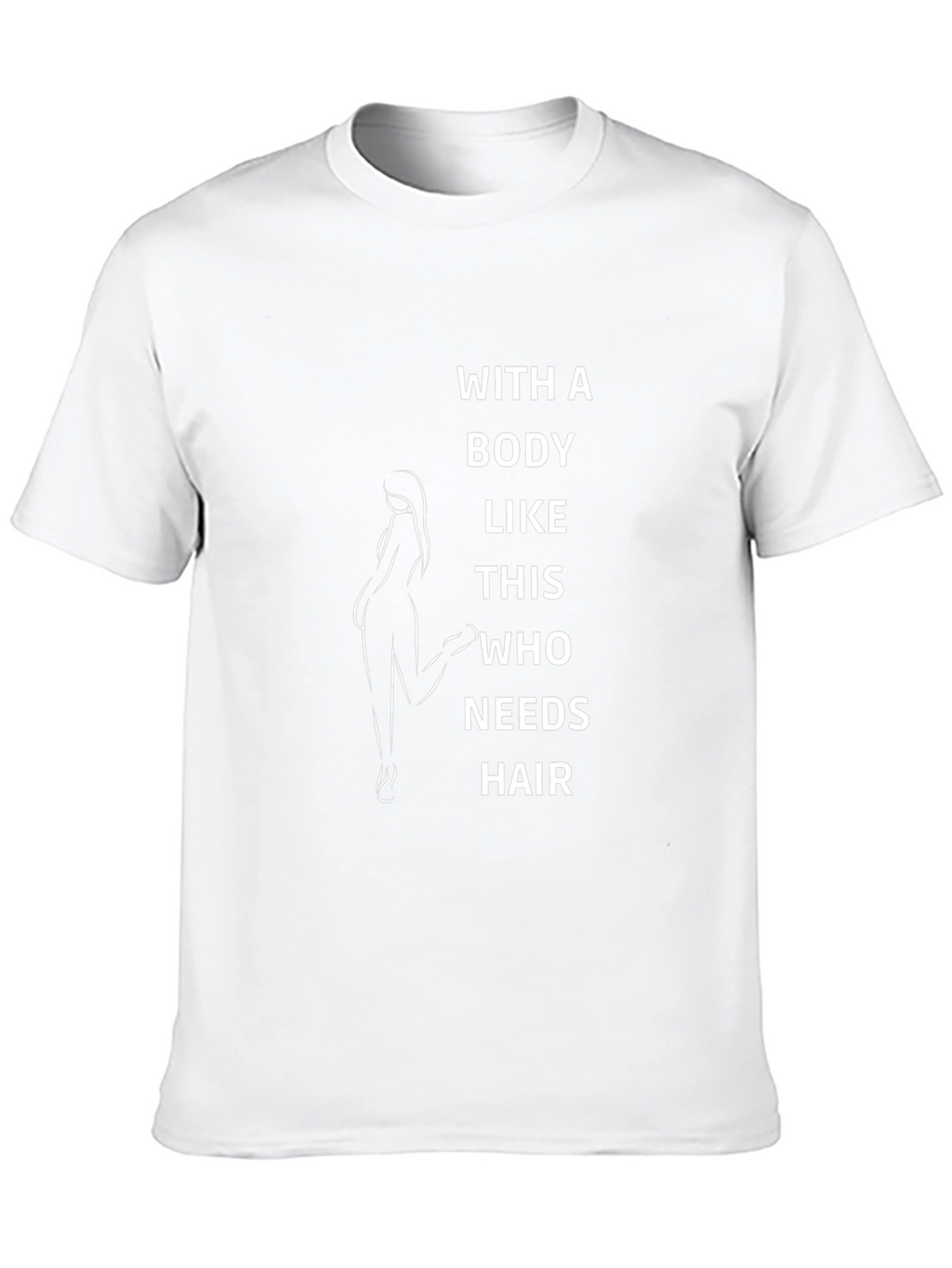 Funny Body Positive Bald Woman T-Shirt