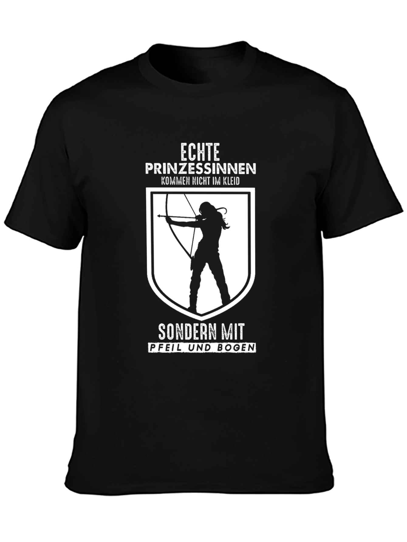 Archery Princess T-Shirt - German Quote Tee