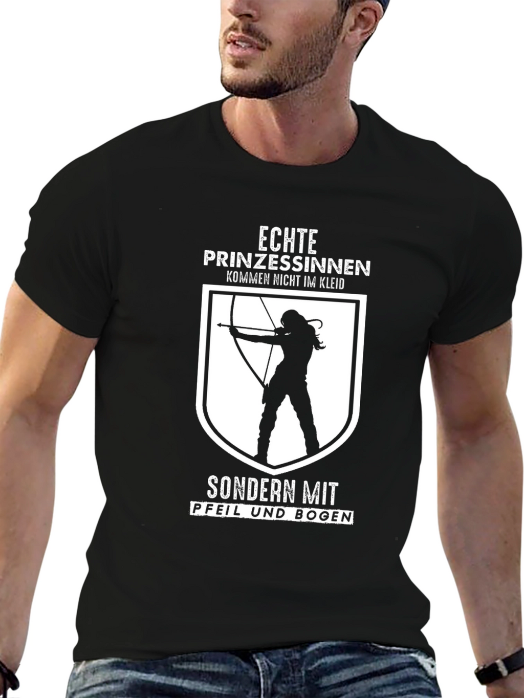 Archery Princess T-Shirt - German Quote Tee