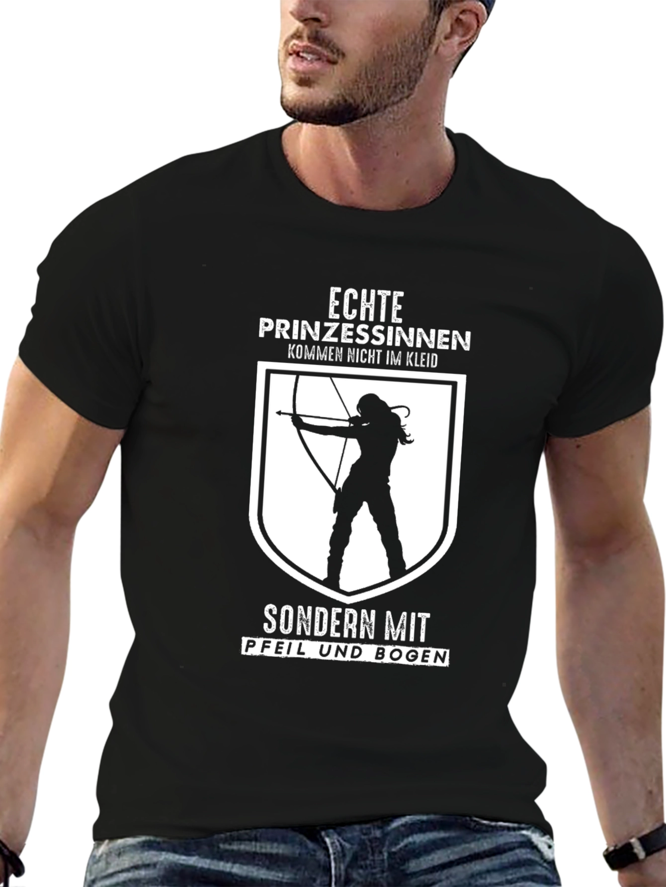Archery Princess T-Shirt - German Quote Tee