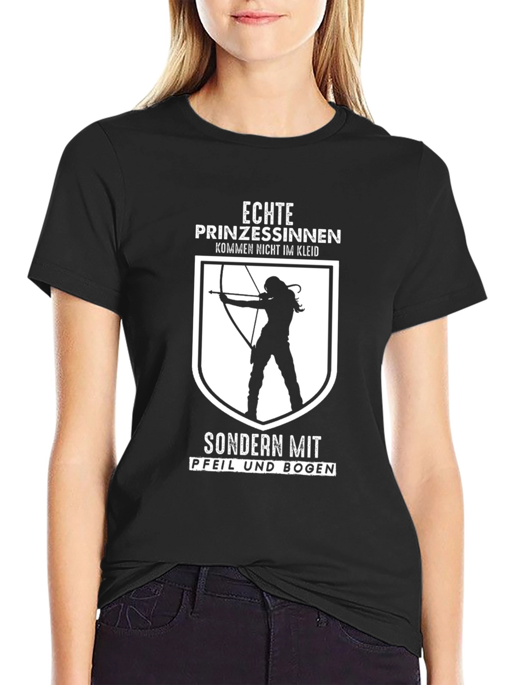 Archery Princess T-Shirt - German Quote Tee
