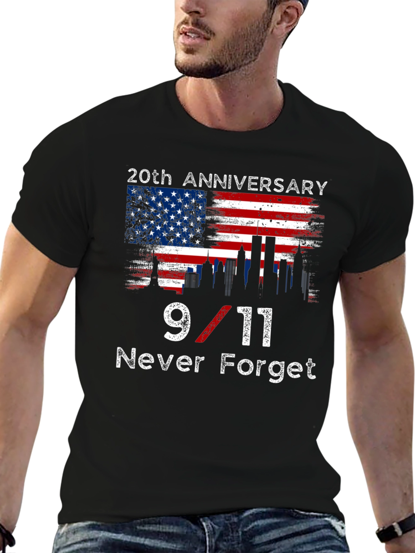 9/11 20th Anniversary Never Forget T-Shirt