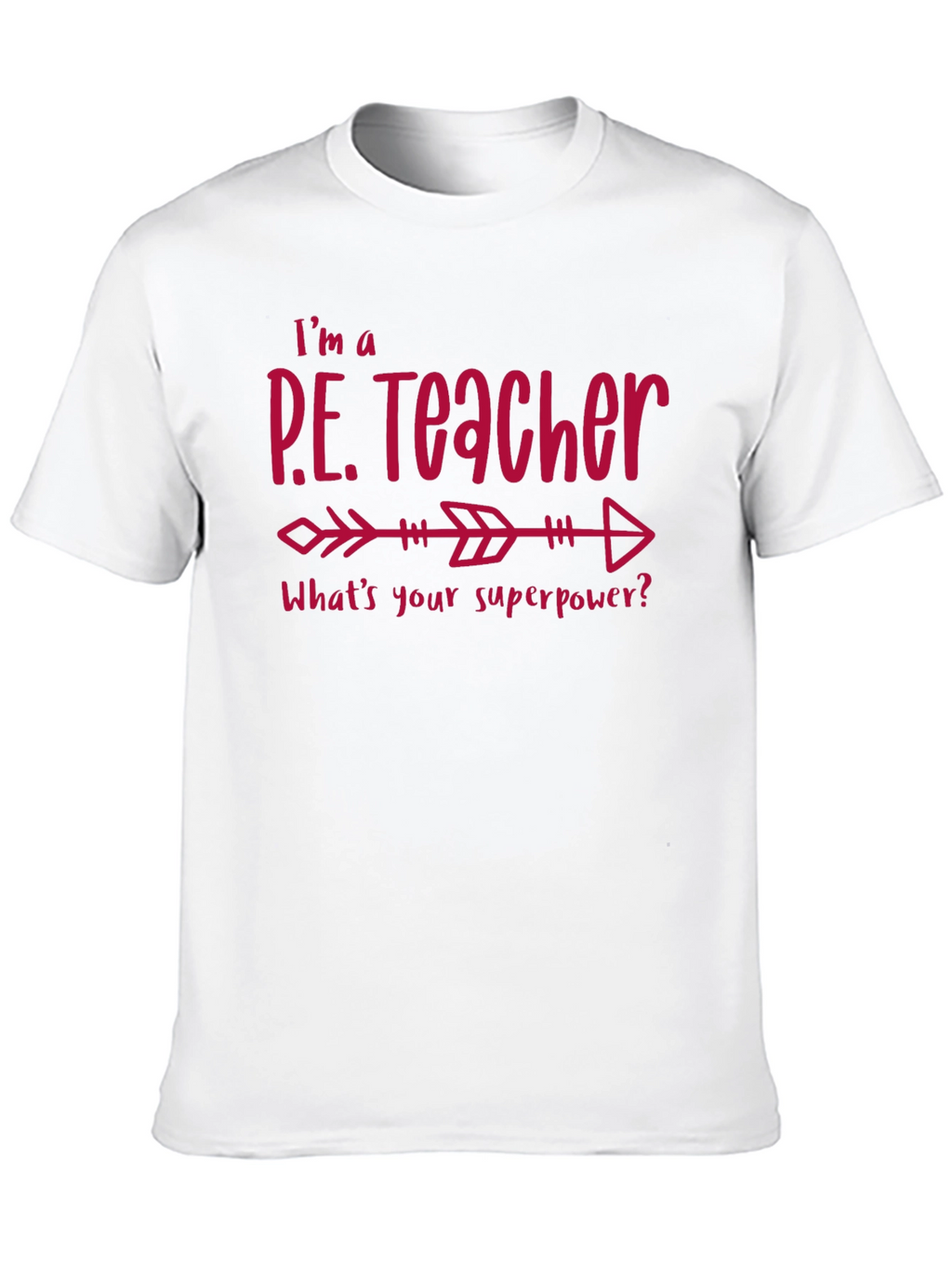 P.E. Teacher Superpower Black T-Shirt