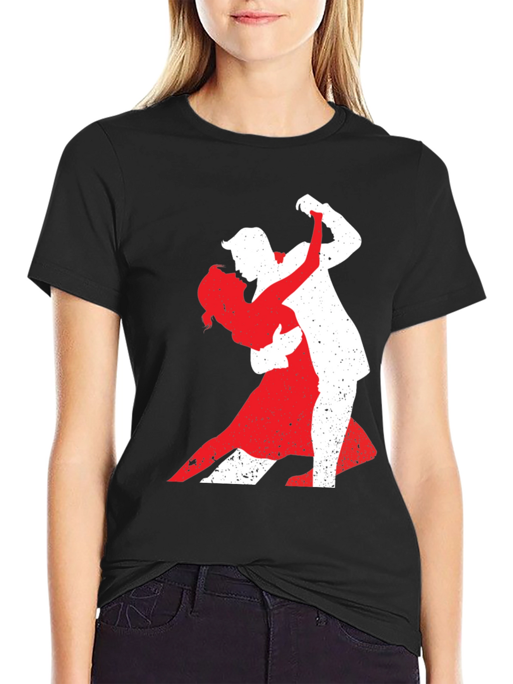 Tango Silhouette Graphic T-Shirt