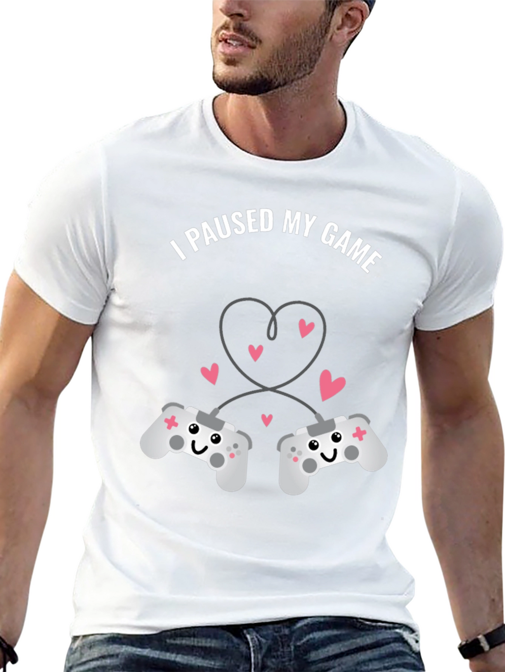 I Paused My Game T-Shirt - Gamer Love