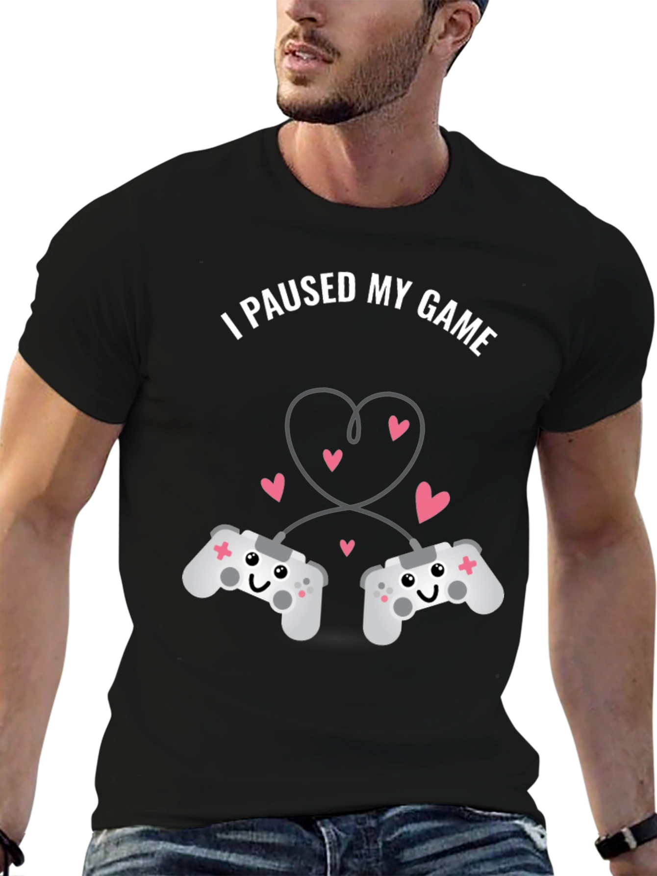 I Paused My Game T-Shirt - Gamer Love