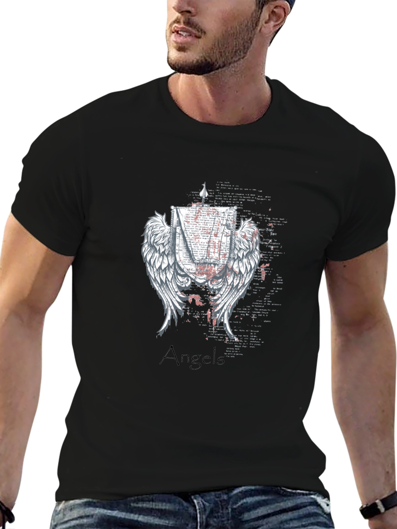 Angels Graphic Print Tee