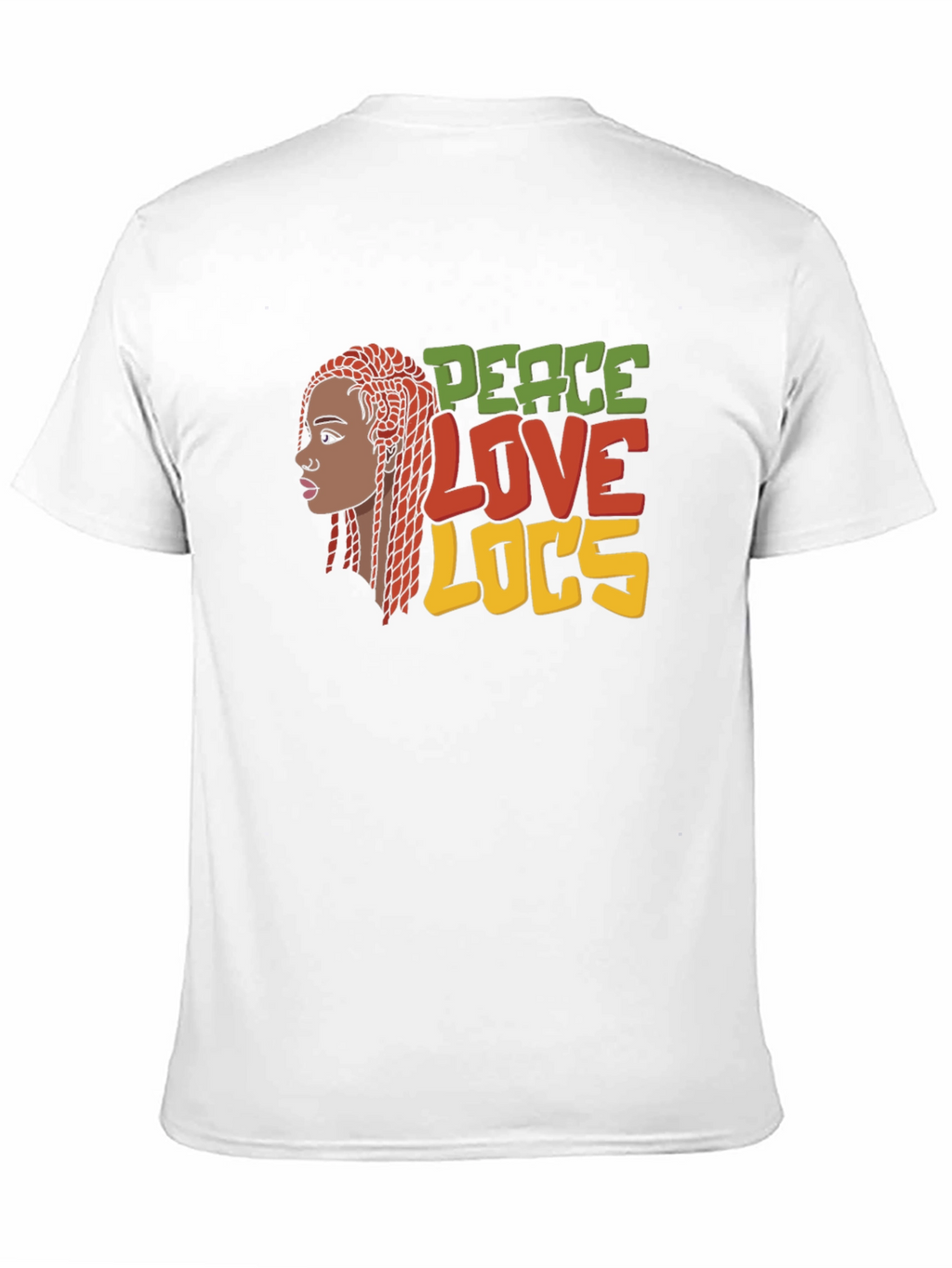 Peace Love Locs T-Shirt - Black Graphic Tee