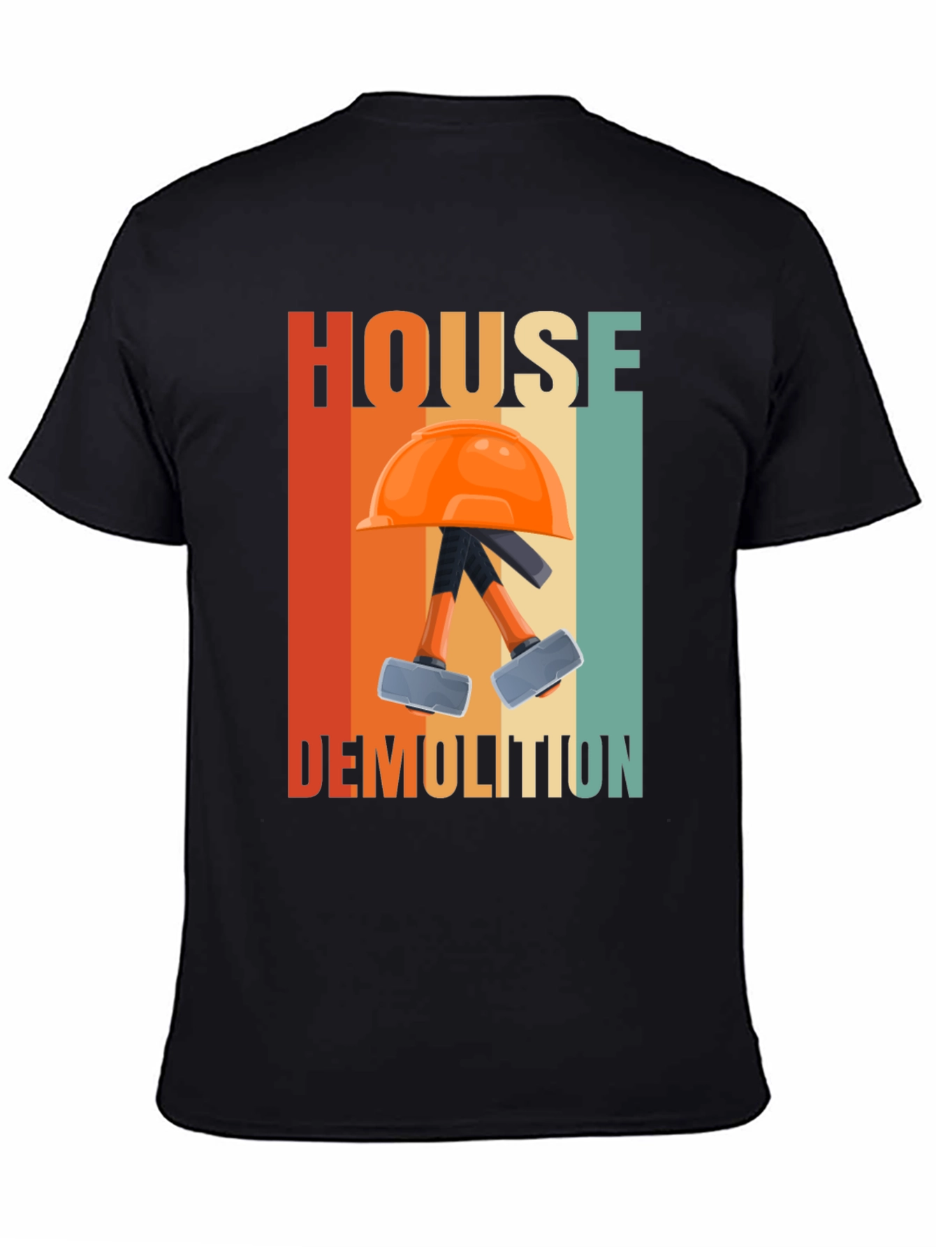 House Demolition T-Shirt - Retro Construction Tee