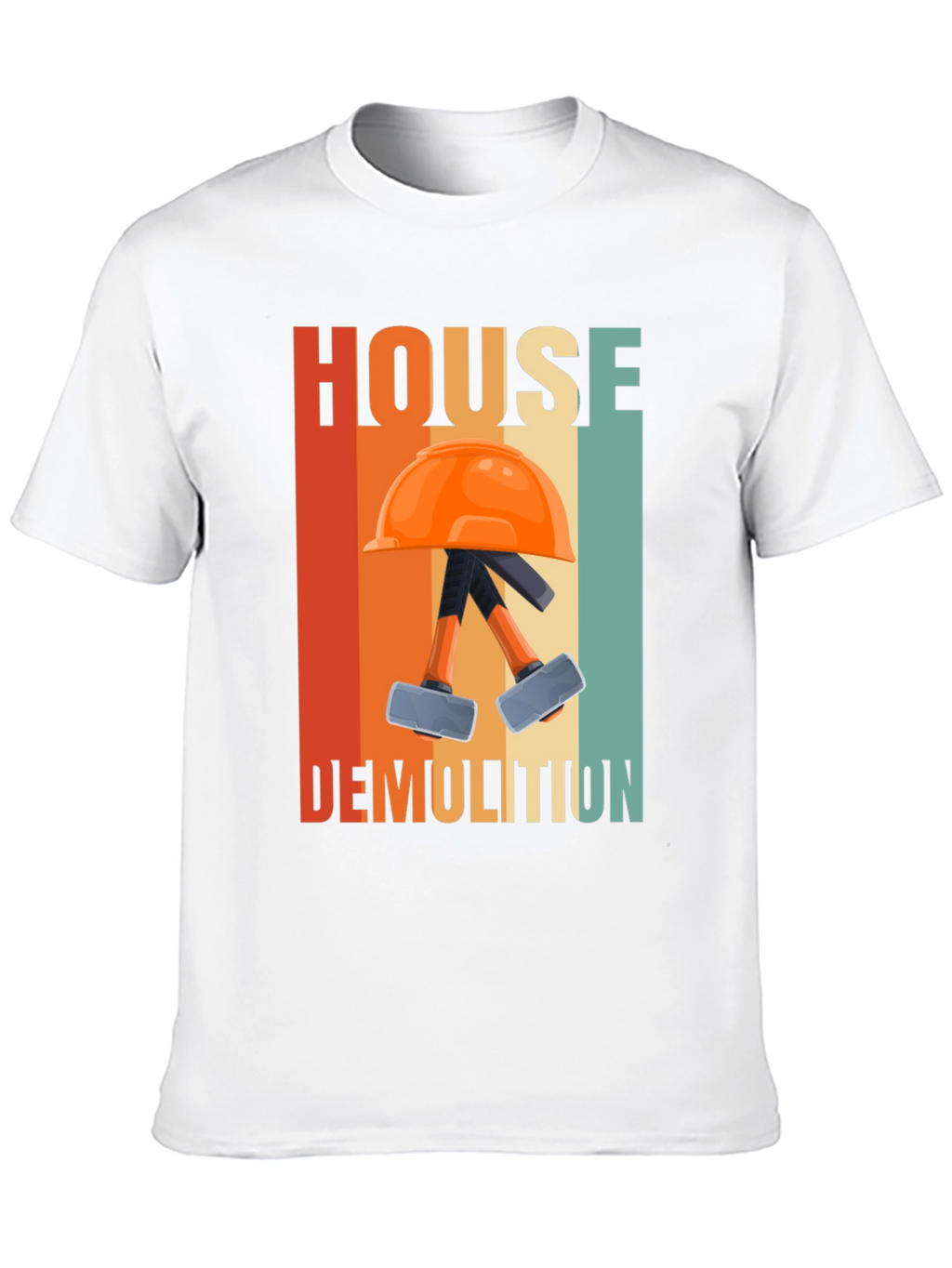 House Demolition T-Shirt - Retro Construction Tee