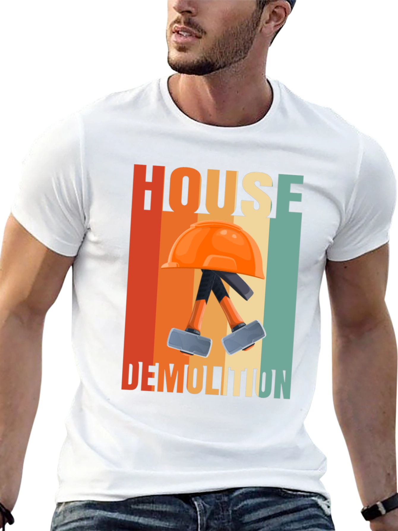 House Demolition T-Shirt - Retro Construction Tee